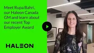 Meet Rupa Bahri our Haleon Canada GM and learn about our recent Top Employer Award