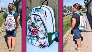 I sewed a backpack with a low tide and went to Yalta for a vacation / Model uniform from NIKE
