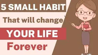 5 SMALL Habit that will change your life forever|Afresh Journey|English practice|