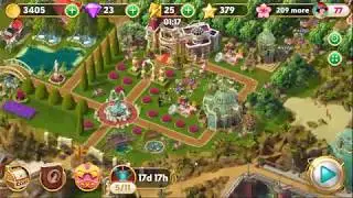 June's Journey (FB game) - island getting crammed..