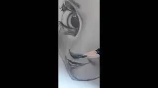 Elsa Frozen Charcoal Portrait | ARKI PHI TV #Shorts
