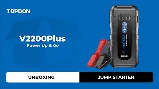 TOPDON V2200Plus | Unboxing | 2 In 1 Jump Starter & Battery Tester
