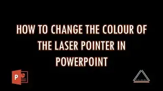 How to change the colour of the laser pointer in PowerPoint