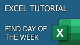 Find day from date using Excel