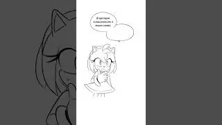 Sonic and Amy from different AUs 