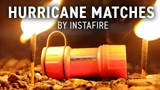 Hurricane-Proof Safety Matches with Waterproof Case