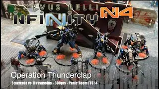Infinity N4 Battle Report - ITS 14 Starmada  vs. Hassassins