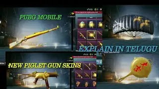 Pubg mobile new golden, piglet gunskins in pubg 17.0 outfits and more
