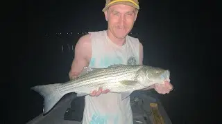 Delaware River Island Camp | Striper Night
