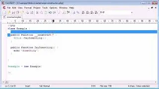 Beginner PHP Tutorial   195   Class Constructor ‏ #PHPTutorial #WebDevelopment #LearnPHP