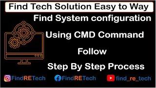 Check all Hardware details of Computer using cmd .  follow given  command step by step. 