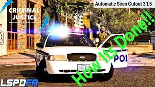 How To Install Automatic Siren Cutout! | 