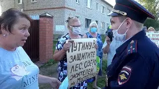 Жители Мостостроя борются с М-12 и полицией