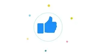 Advanced Motion Graphics Animation - Facebook Thumbs Up