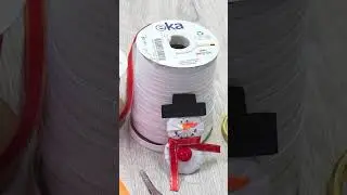 #Tutorial Haz tu propio Muñeco de Nieve ⛄ con cinta faya #eka