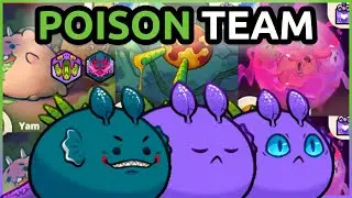 *OP* Gila Hypercarry + 8 Poison Card | Poison Team Axie Origins | Challenger Tier