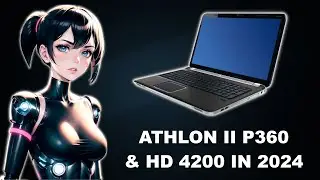 GAMING on an ATHLON II P360 & HD 4200 IN 2024 ! [ HP Pavilion DV7 ]