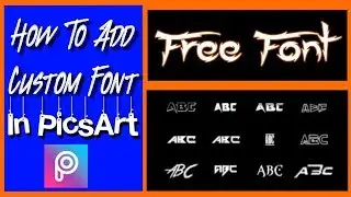 How To Add Custom Styles Font In PicsArt For Free🔥|| PicsArt Styles Font 2018 || SK EDITZ ||