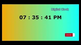 Digital Clock using HTML, CSS3 and JavaScript. Create a simple digital clock .