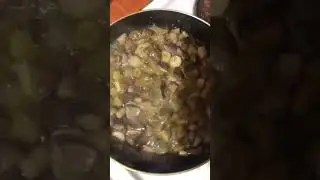 Картошка с грибами. Сургут. Осень 2023