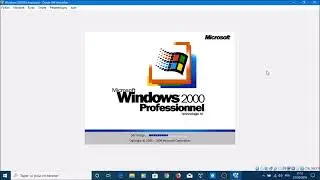 Démarrage de Windows 2000 sur VirtualBox