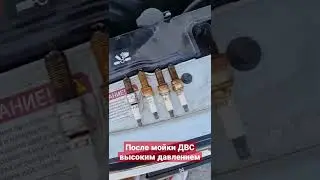 Не мойте двигатель высоким давлением!