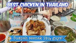 SUNGGUHAN INI AYAM TERENAK DI THAILAND! DAGINGNYA LEMBUT & JUICY | SP CHICKEN CHIANG MAI THAILAND