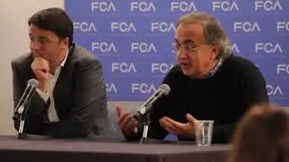 FCA CEO Marchionne and Italian PM Renzi