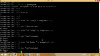 shell Script  error handling input output redirection linux