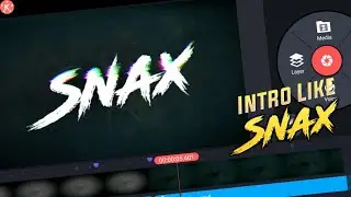 How to make Intro Like Snax • With Professional Glitch Effect • Editing Point