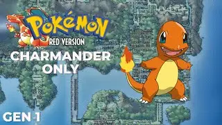 Can You Beat Pokemon Red With Only A Charmander? (No Items In Battle)