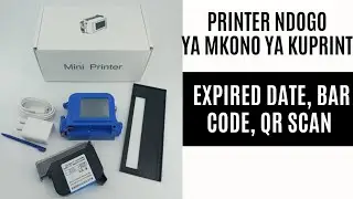 PRINTER NDOGO YA MKONO YA KUCHAPISHA EXPIRE DATE, BAR CODE,QR CODE, KWENYE BIDHAA