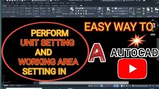 How To Set Units And Limits In Autocad|| Unit Ani Limit Setting Kasari Garne In Autocad