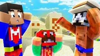MINECRAFT con NOOBS EXPLORANDO el DESIERTO #7