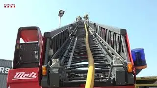 Incendi en un magatzem a Vilafranca del Penedès (Alt Penedès) - 23 d'agost de 2024