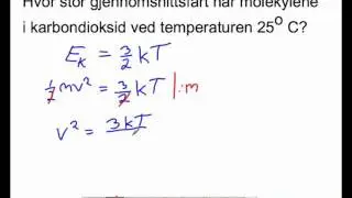 Termofysikk: temperatur & indre Ek