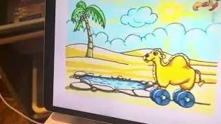 BabyTV Art Camel Desert 2