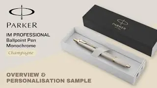 Parker IM Monochrome Champagne Ballpoint Pen Overview
