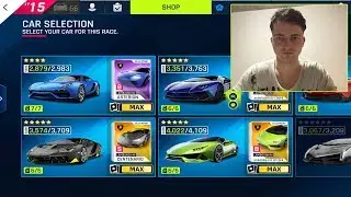 стрим асфальт 9 гоняем на Lamborghini собираем чертежи для улучшение машин