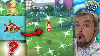 Multiple Shiny Bruxish Caught! (Pokémon GO Festival of Colors Event)