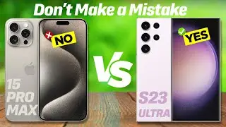iPhone 15 Pro Max vs Galaxy S23 Ultra - (the winner blew my mind 🤯)