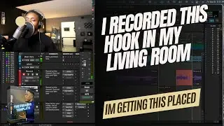 Fedarro Recording A Hook In His Living Room - On My Soul | Vocal Recording Session