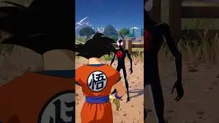 GOKU FIGHTS SPIDER-MAN😳