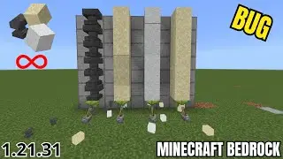 Nuevo BUG para duplicar bloques de gravedad para Minecraft Bedrock 1.21