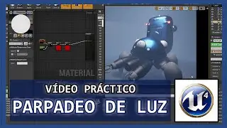 UE4| Parpadeo de luz usando funciones de materiales