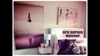 GLAM TEENAGE GIRLS BEDROOM MAKEOVER