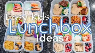Kids School Lunch Ideas// 5 Easy & Simple Meals