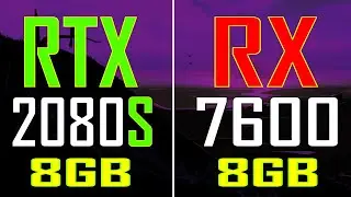 RTX 2080 SUPER vs RX 7600 || PC GAMES TEST ||