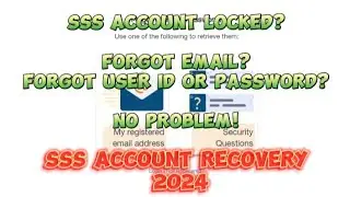 SSS Account Locked Recovery 2024 Update @PaanoPh63