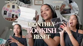 monthly BOOKISH reset 📖🤍 | reading wrap up, book journal, memory book, ETC!!